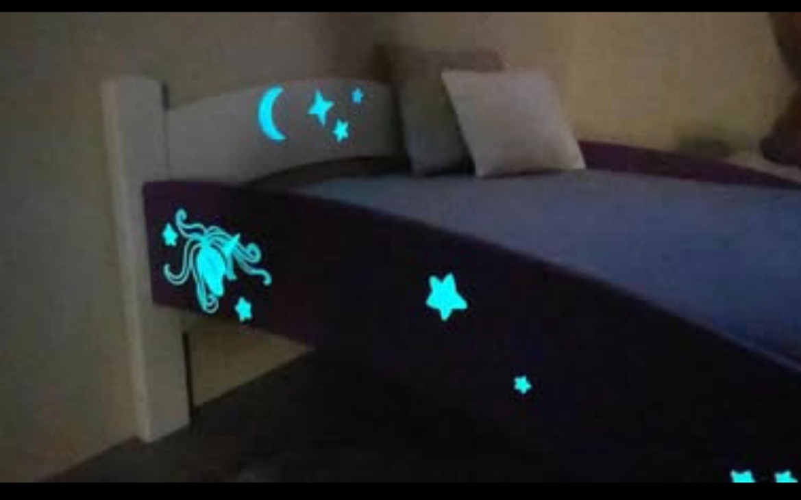 Postel se svítícími jednorožci - 3