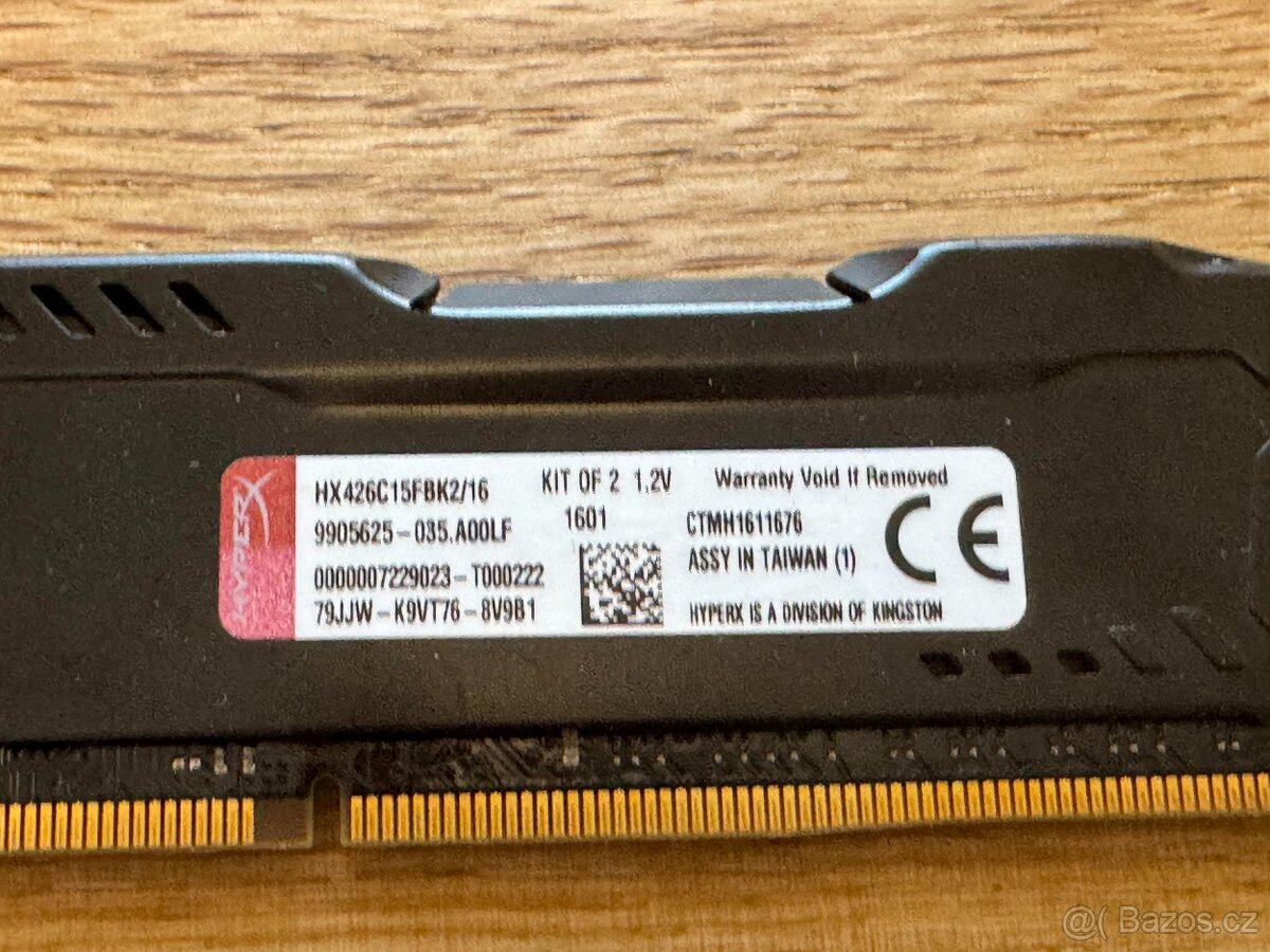 Kingston DDR4 8GB 2666MHz CL15 - 3