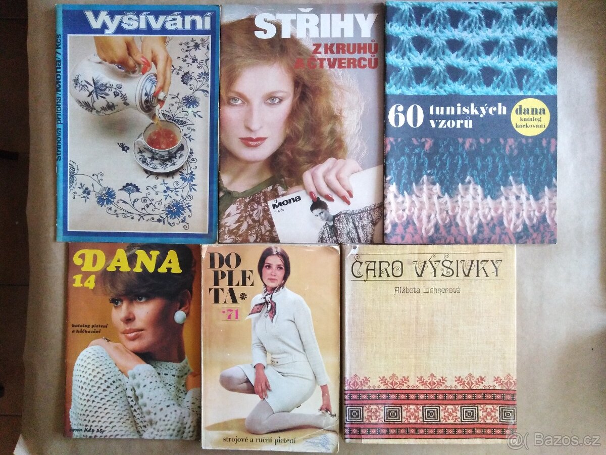Vyšívání, móda apod. - knihy, časopisy - 3