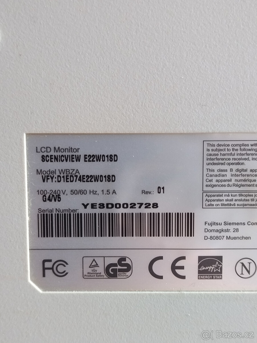 Monitor Fujitsu 22". - 3