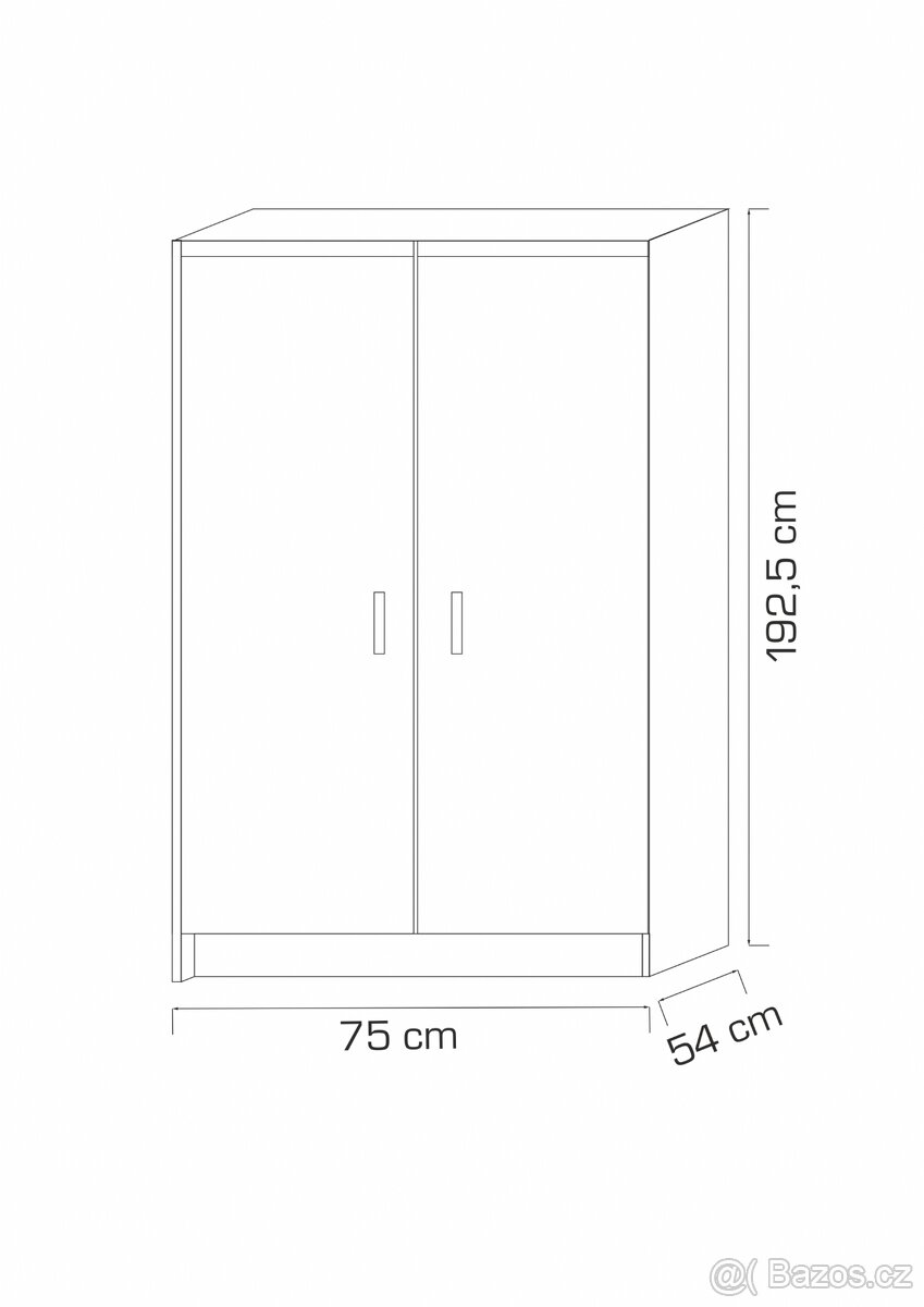 Skříň Zetel 75cm - 3