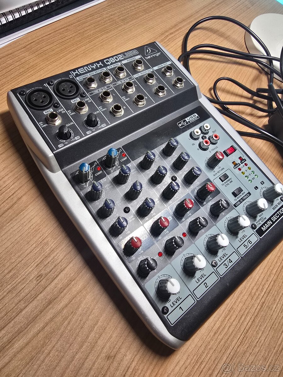 Set pro domácí studio/stream: Samson BT4 + Behringer Q802USB - 3