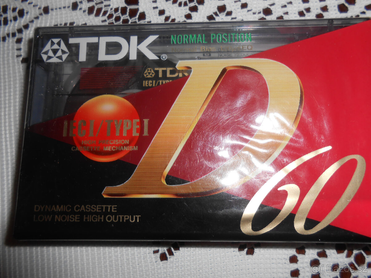 Audio kazety Sony EF 90 a TDK D 60 - 3