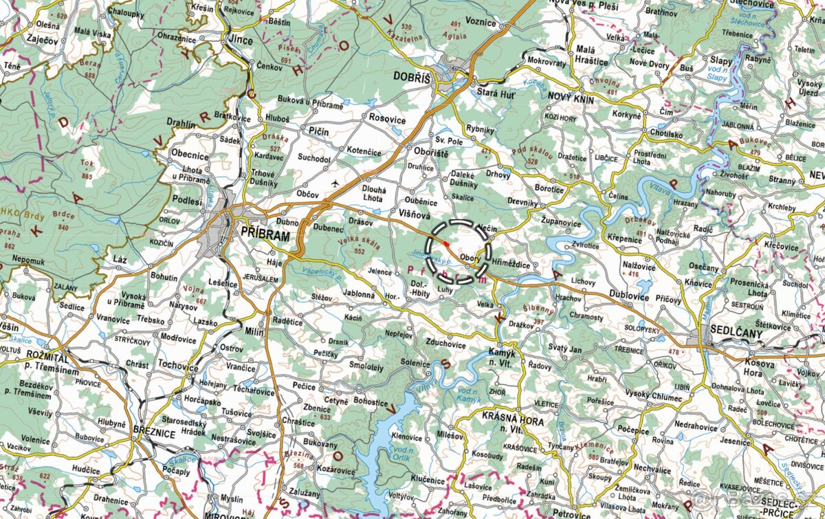 Zemědělská půda, prodej, Obory, Příbram - 3