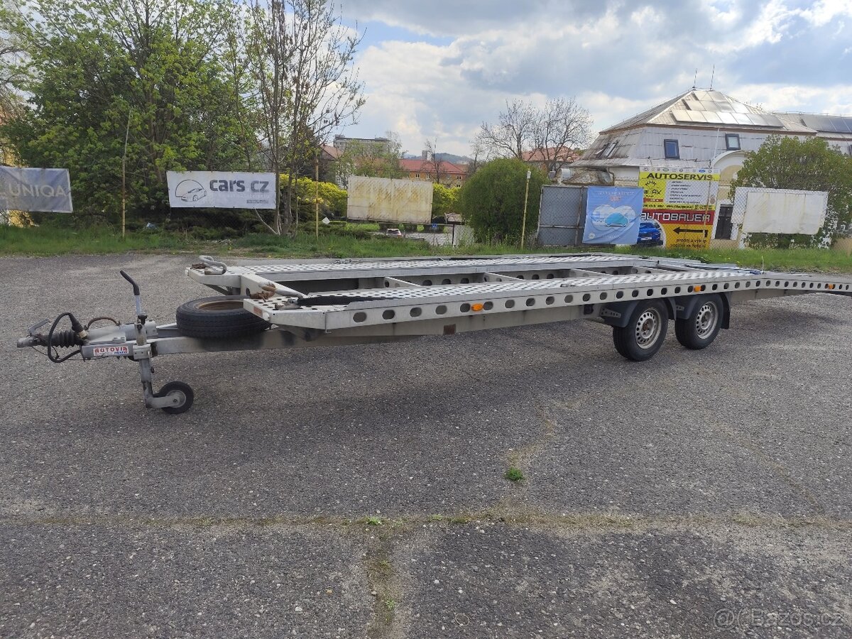 Autopřepravník Vapp.Podvalník na dvě auta.3500kg.R.V.2016 - 3
