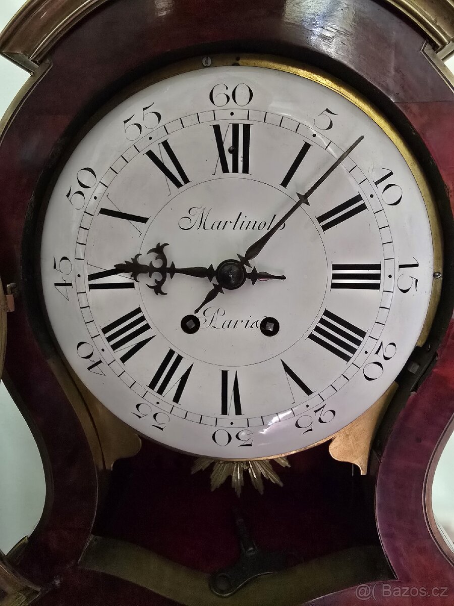 STAROŽITNÉ STOLNÍ HODINY,FRANCIE, 1890 TOP - 3