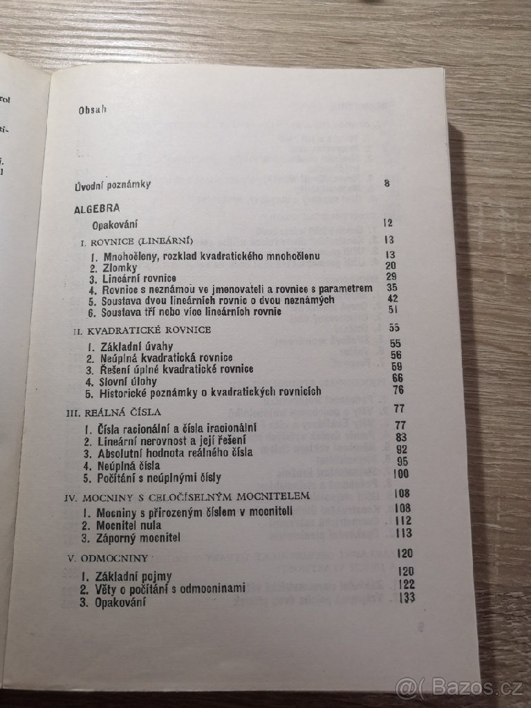 Matematika pro I. ročník gymnasií (SVVŠ) - 3