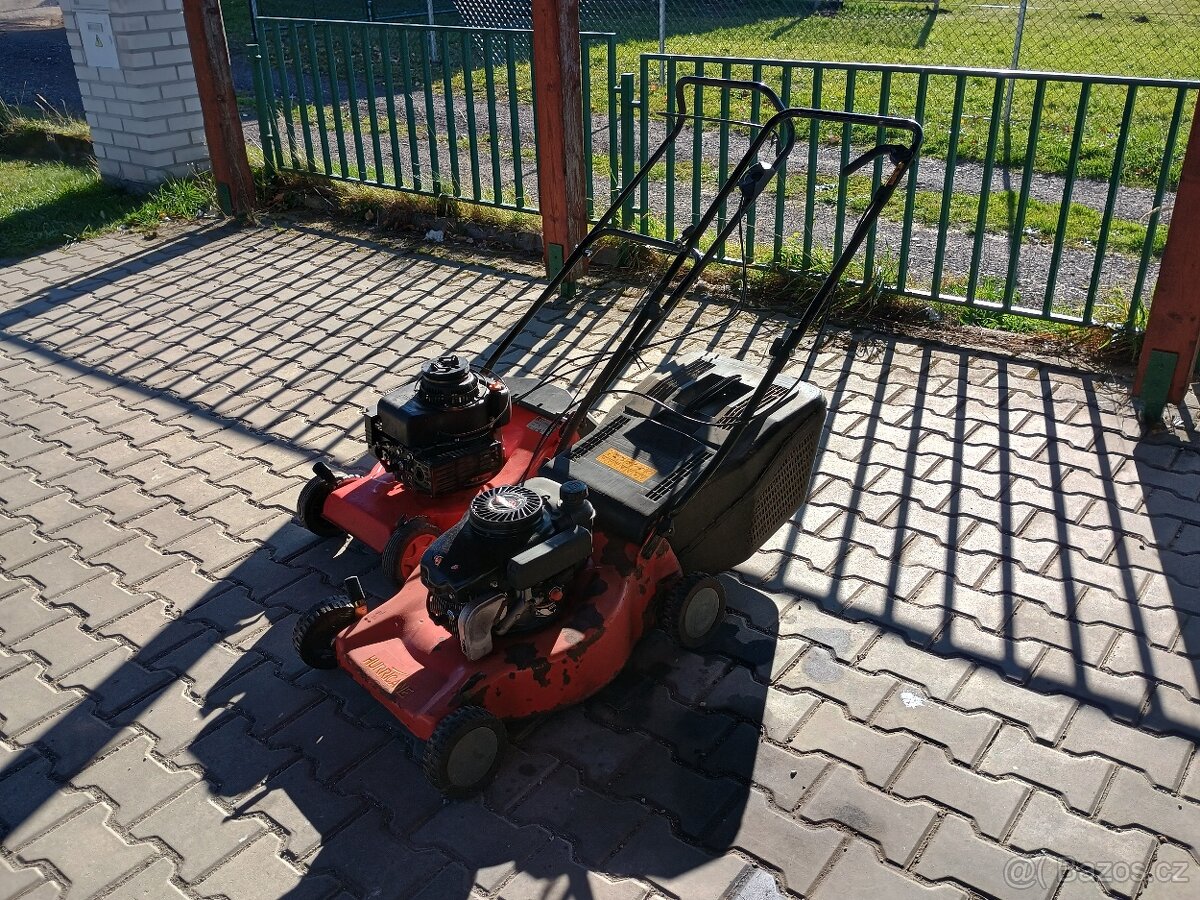 Benzínové sekačky s pojezdem-2kusy - 3