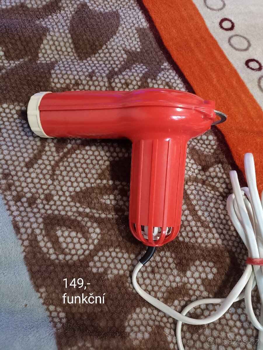 Retro feny na vlasy bílí a fialový - 3