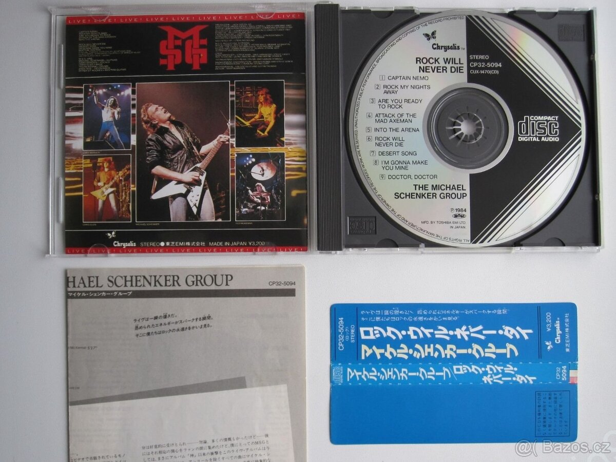 CD MSG SCHENKER - ROCK WILL NEVER DIE 1984 JAPAN 1 PRESS - 3