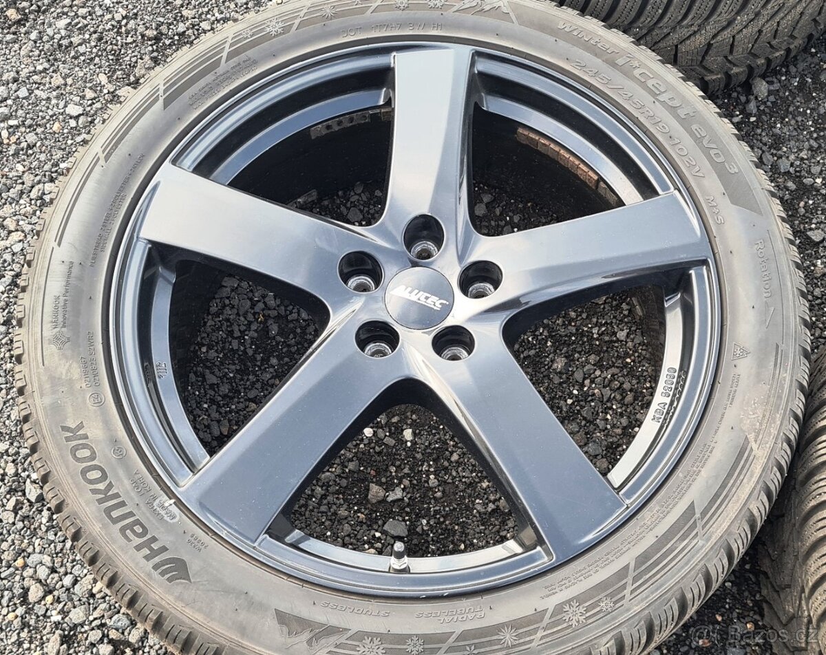 Zimní alu Tucson, Sportage, Hankook 245/45R19, 4x8mm - 3