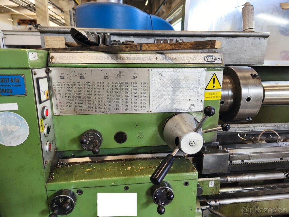 Hrotový soustruh Heidenreich VDF - 3
