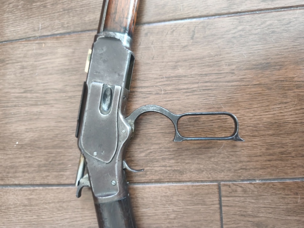 Opakovací puška Winchester 1873 octagonal 38-40 s náboji - 3