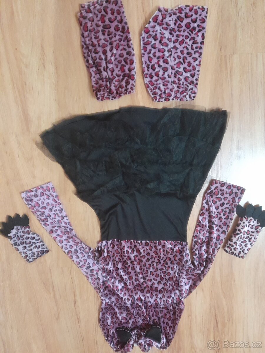 Dívčí karnevalový kostým Leopard. - 3