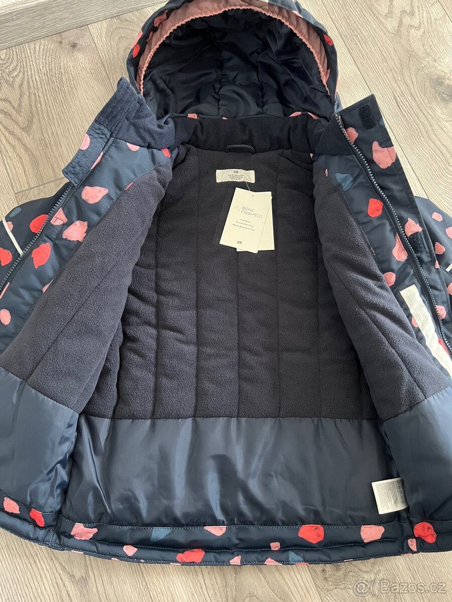 Nová dívčí zimní /lyžařská bunda hm 134 - 3