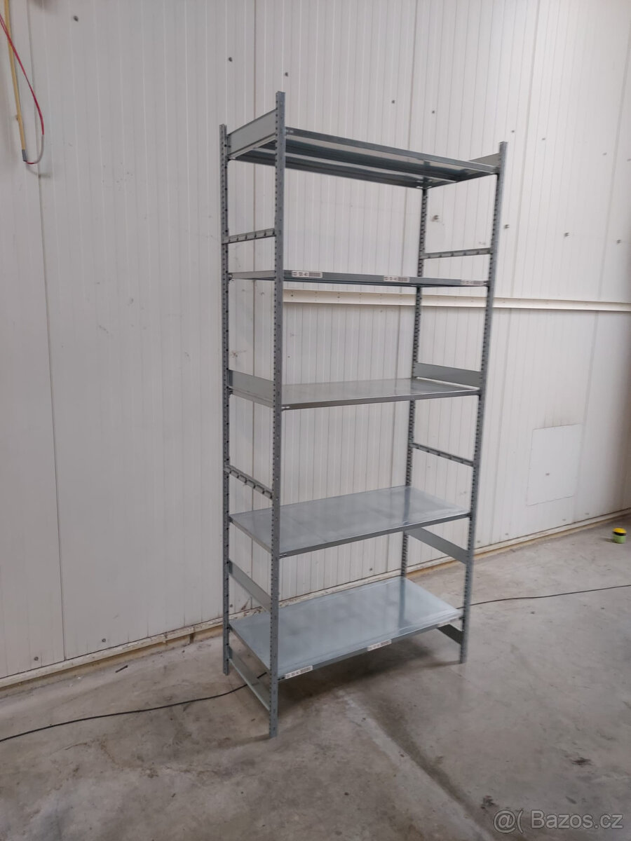 Pozinkované policové regály - 3