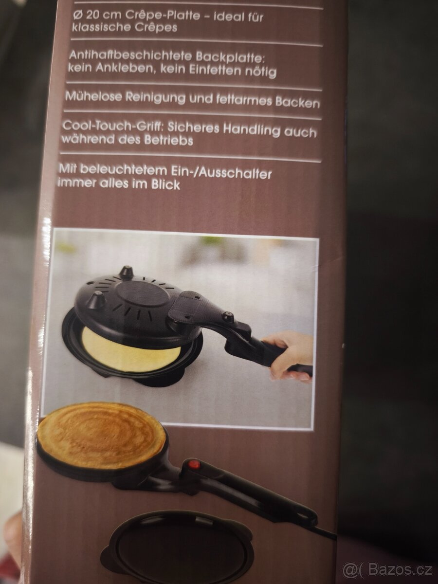 Elektrická pánev na palačinky Gourmetmaxx - 3