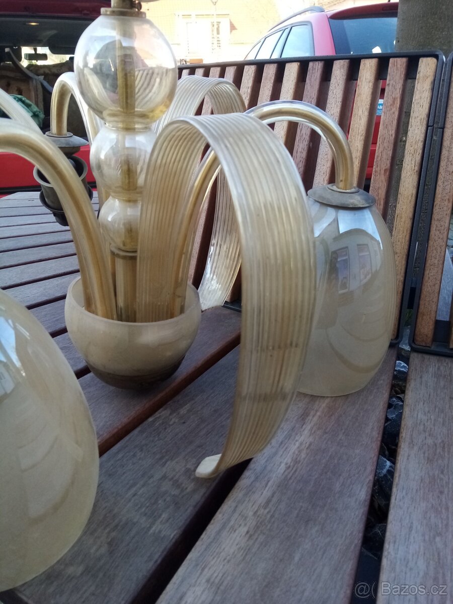 Starožitné skleněné lustry - 3