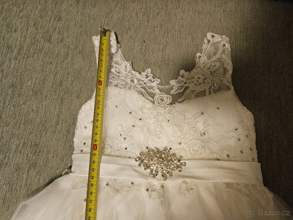 Dívčí družičkové šaty 3 - 4 roky - 3