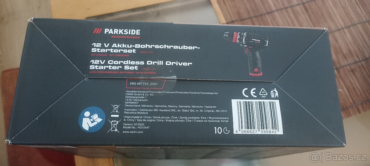 Aku vrtačka parkside performance - 3