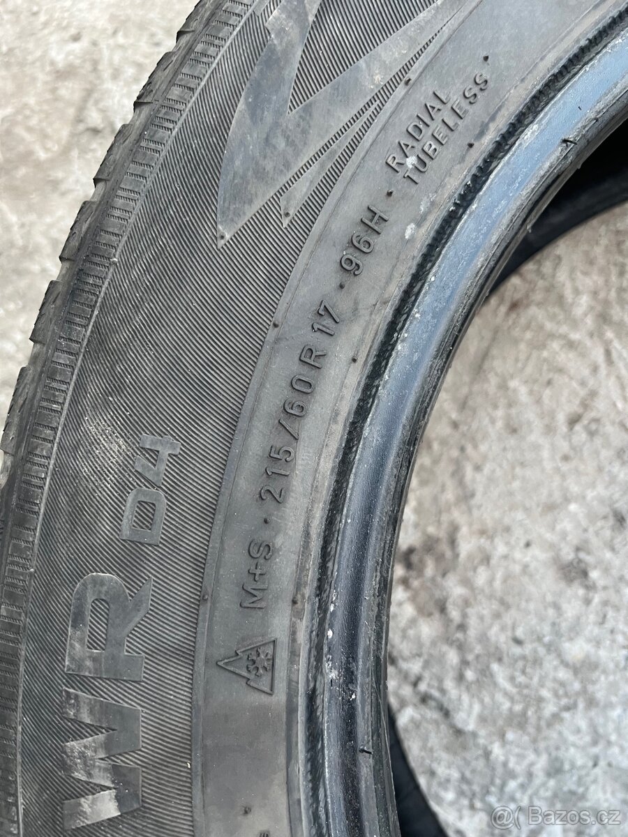 2 Pneu Nokian M+S 40% 215/60/16 DOT4415 - 3