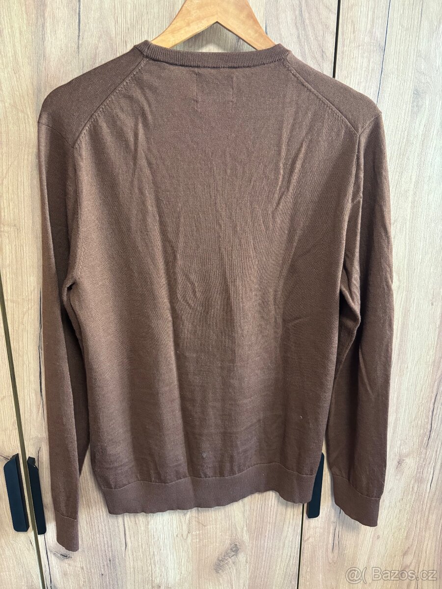 Gant merino svetr hnedý - 3