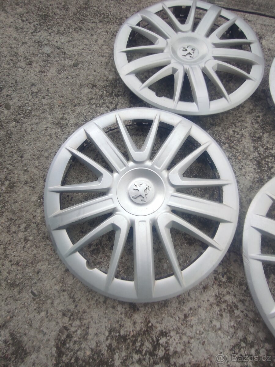 Sada 4 kusů poklic Peugeot (16") - 3