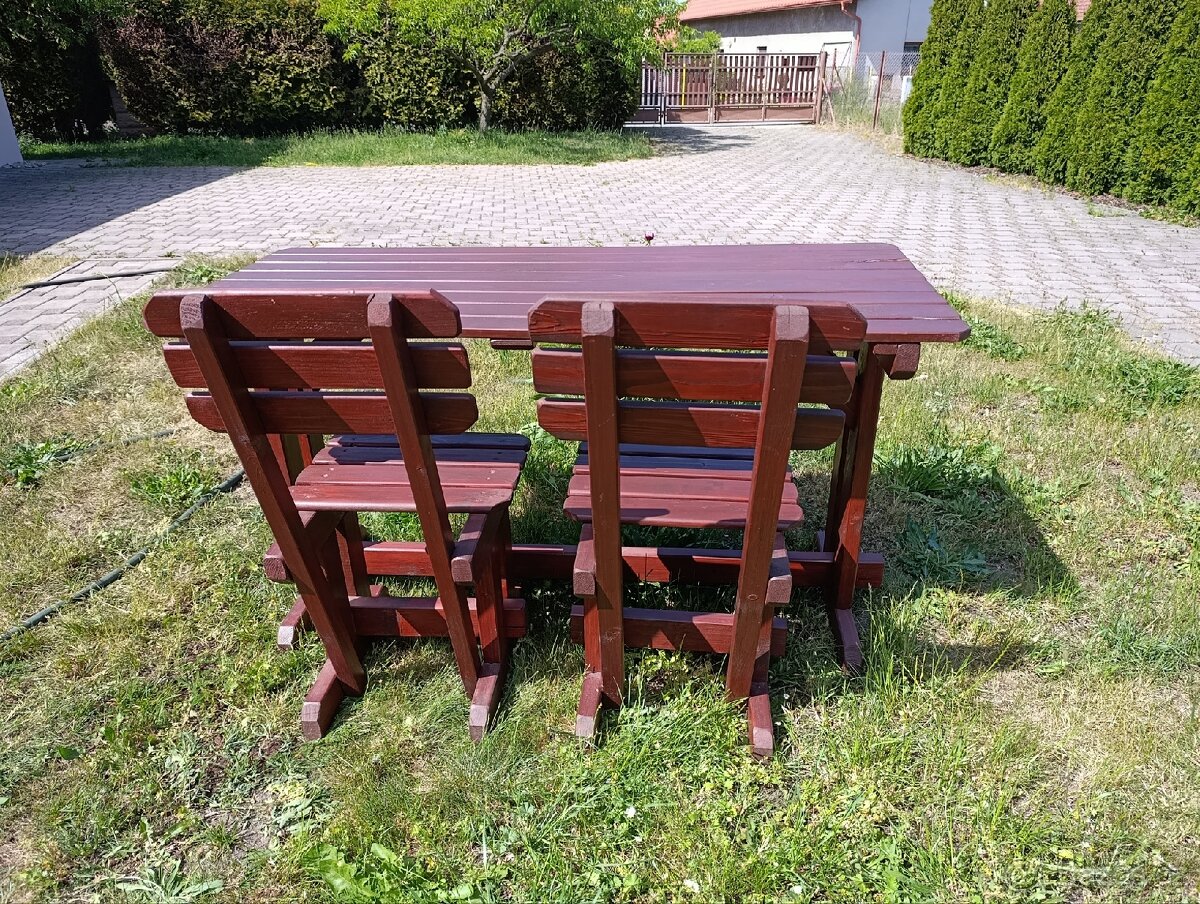 Dřevěný zahradní nábytek - 3