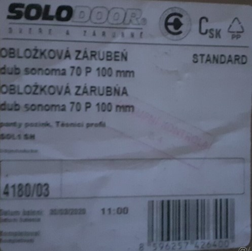 Obložková zárubeň Solodoor 70 P - 3