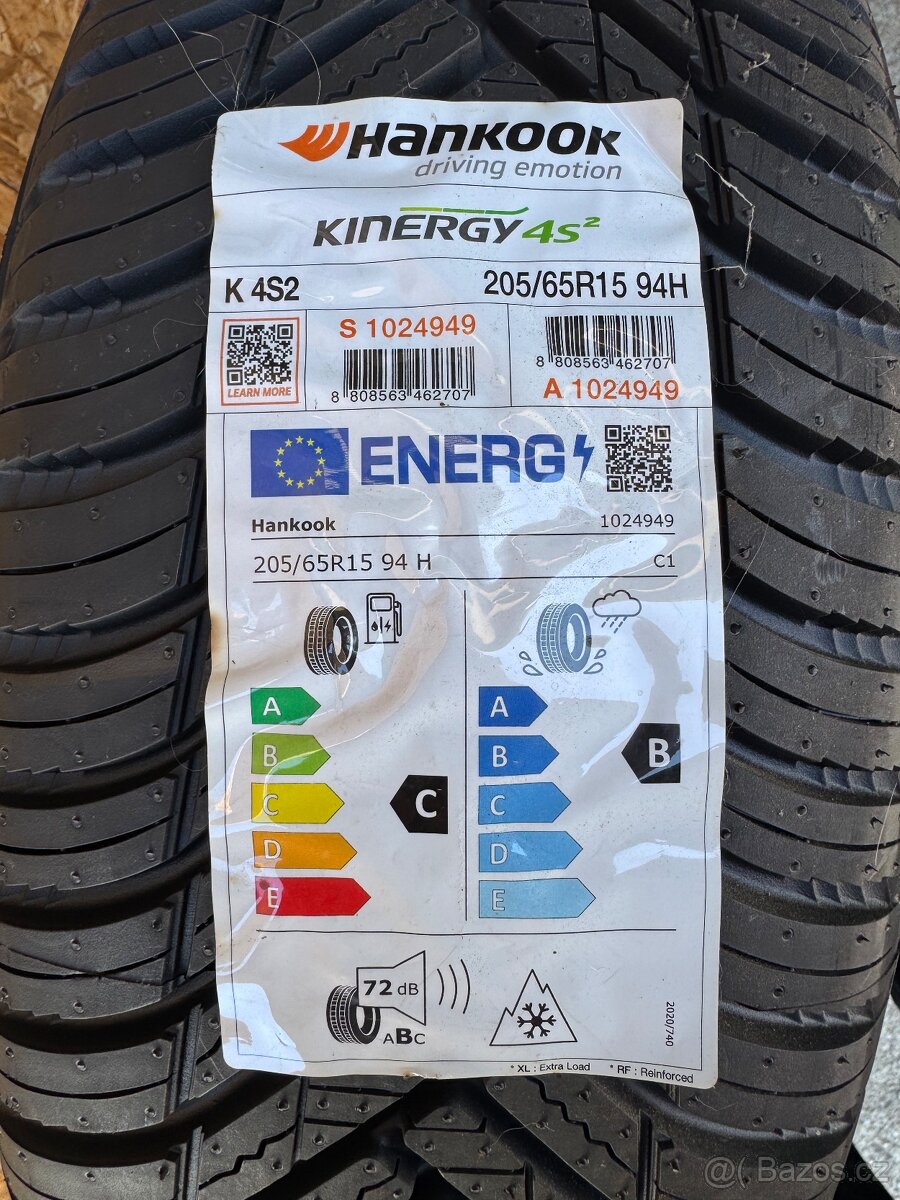 Hankook Kinergy 4s2 - 205/65/15 94H - 3