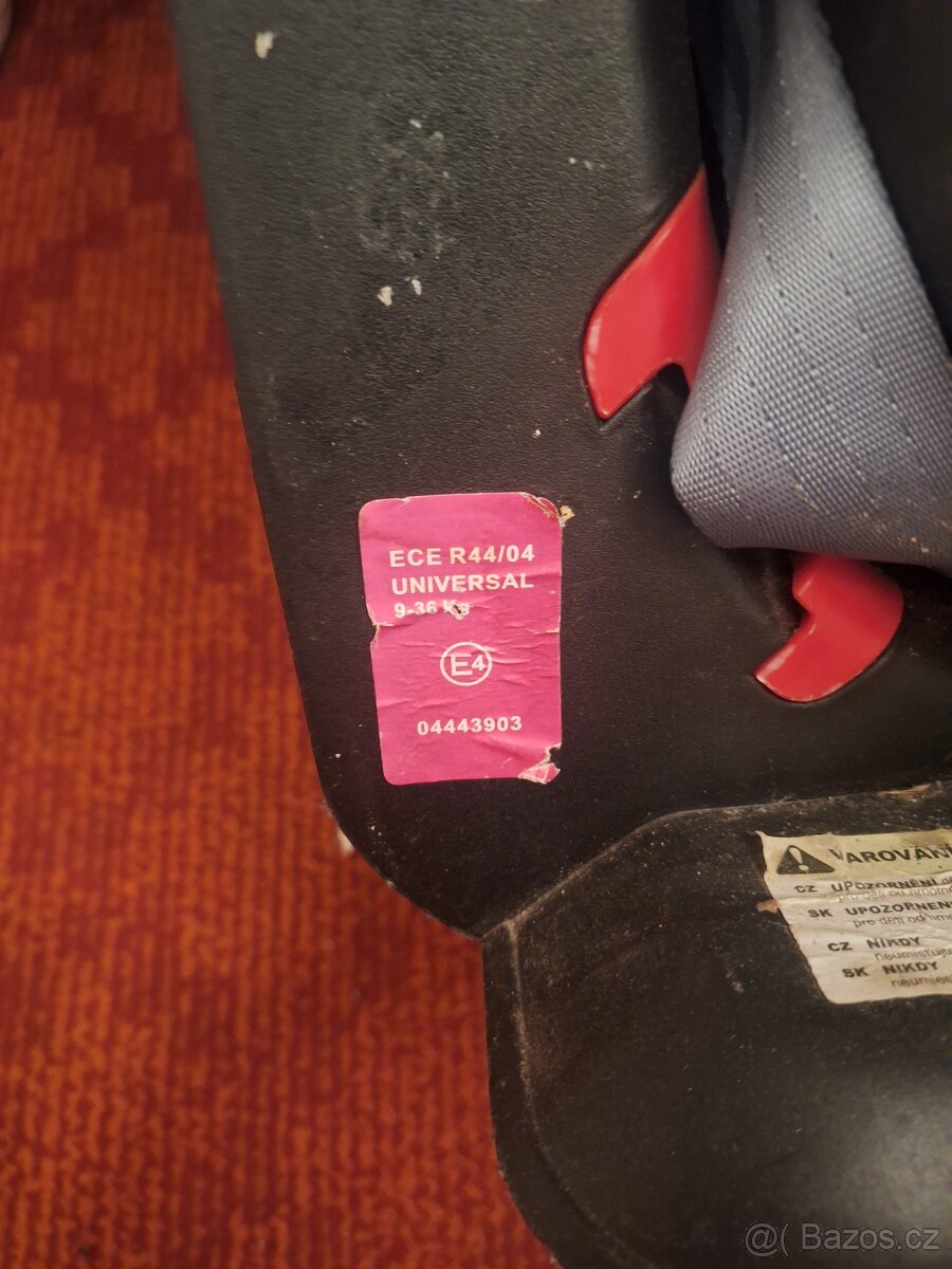 PRODÁM Autosedačku Carrera ZOPPA 9-36 kg - 3