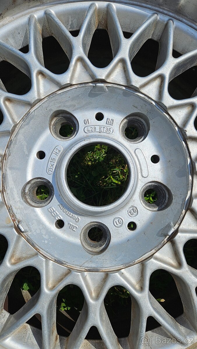 Originalni BMW disky BBS 428 r15 5x120 - 3