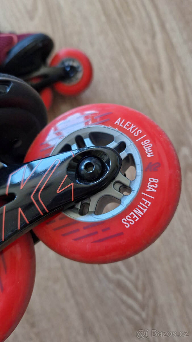 Dámské inline kolečkové brusle K2 Alexis BOA 90mm, vel. 38 - 3