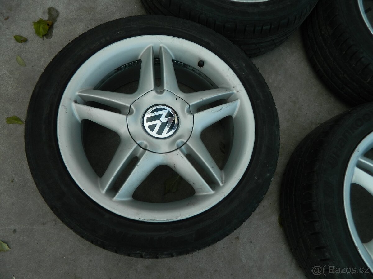 alu kola 5x100+letní pneu R17 - 3