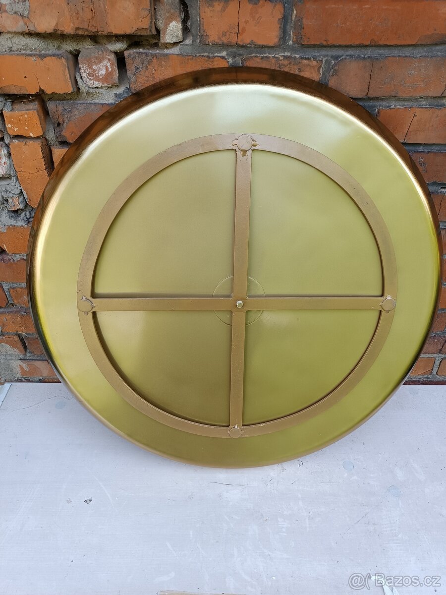Veliké kovové zrcadlo (81 cm, 14 kg) - nové - 3