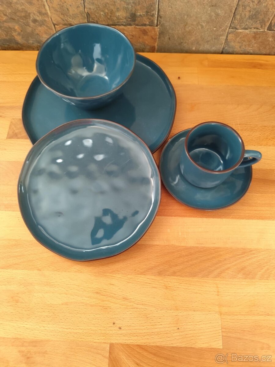 Sada nádobí Biarré v modré barvě - 30 ks - Nové - 3