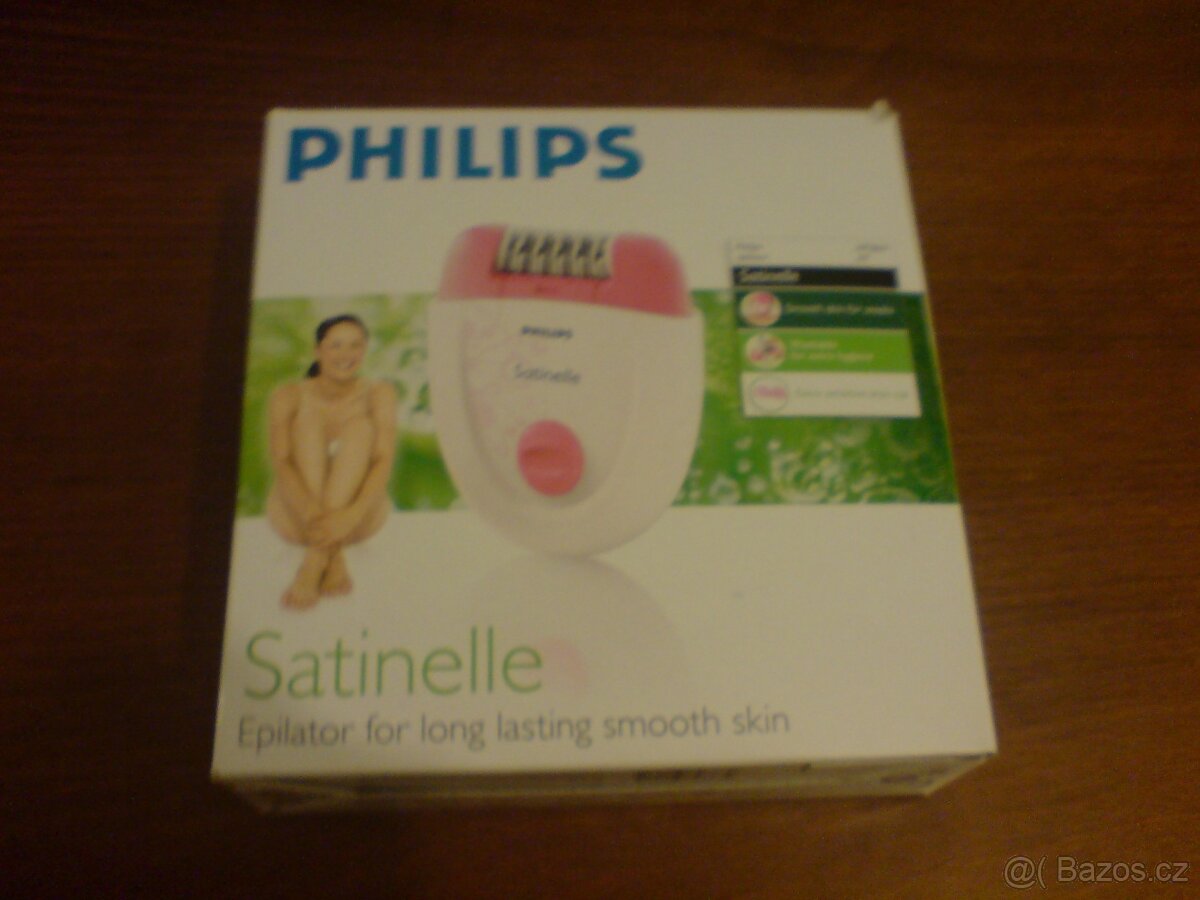 Růžový epilátor, depilační stroj Philips Satinelle HP2844/01 - 3