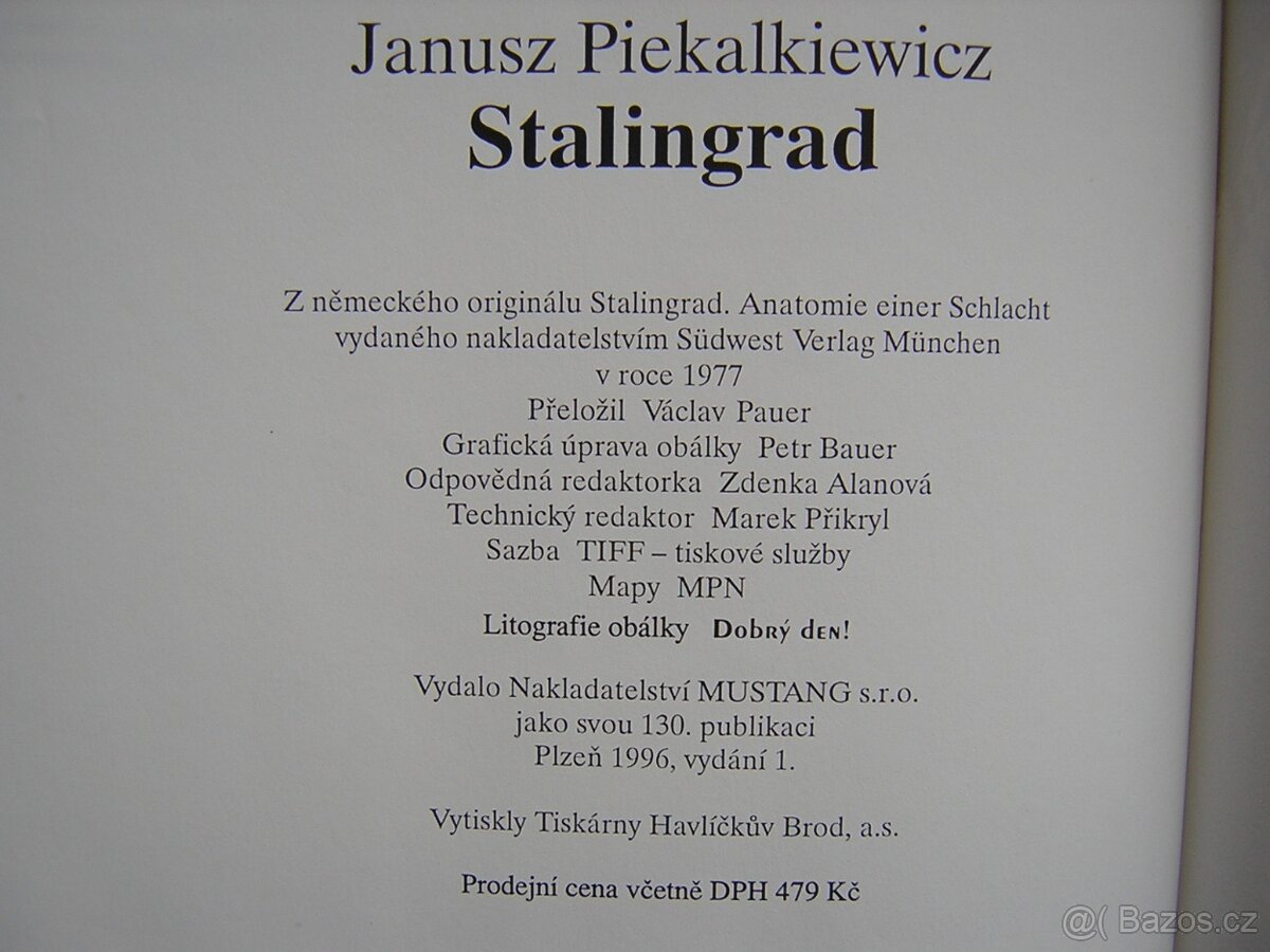 STALINGRAD - ANATOMIE BITVY - JANUSZ PIEKALKIEWICZ - 3