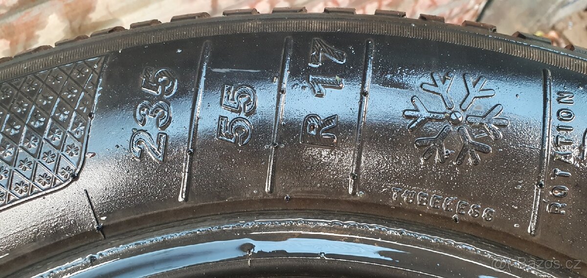 235/55 R17 4x ZIMNÍ PNEU 5.5mm .Brno - 3