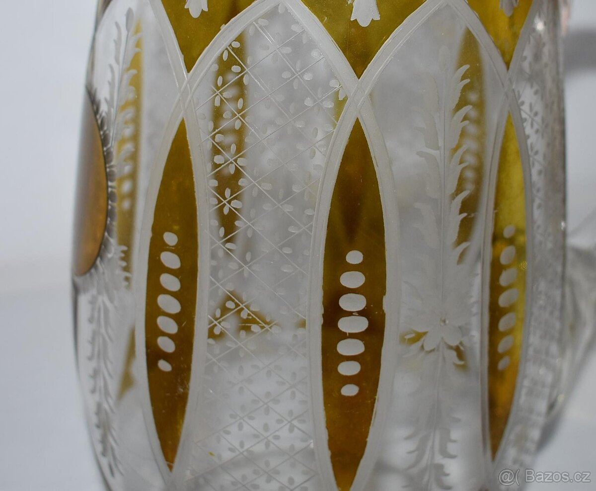 Skleněný džbán Biedermeier - 3