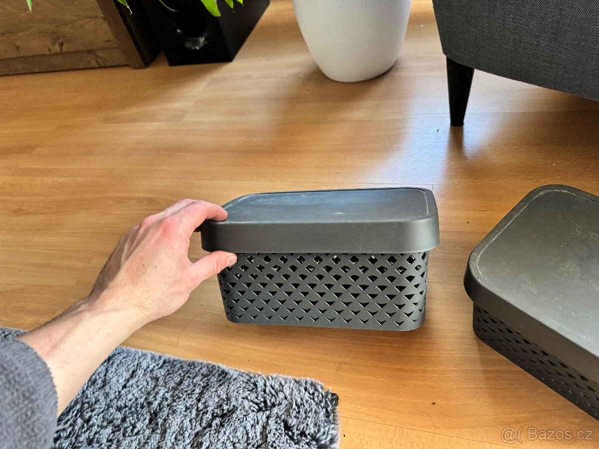 2x úložný box s víky - 3
