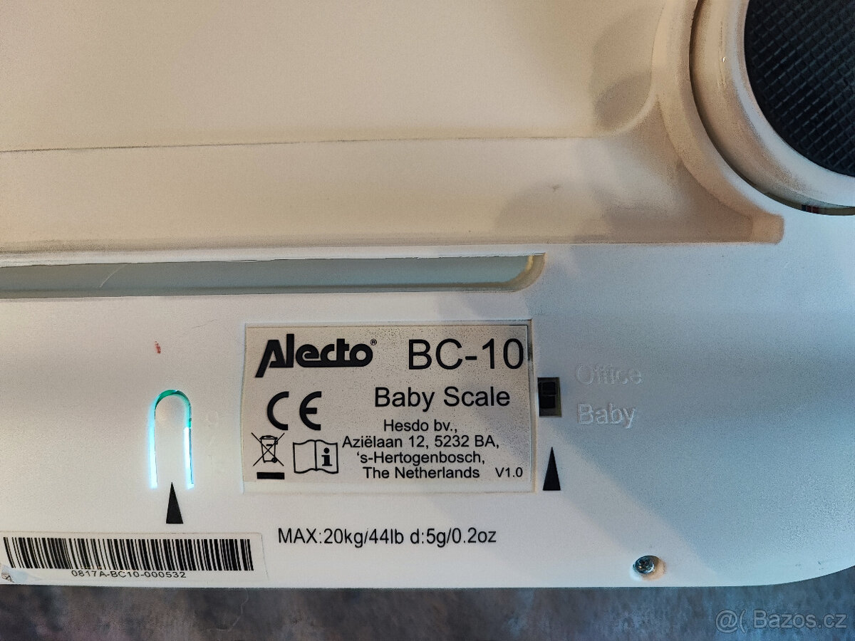 Prodám dětskou váhu Alecto BC-10 - 3