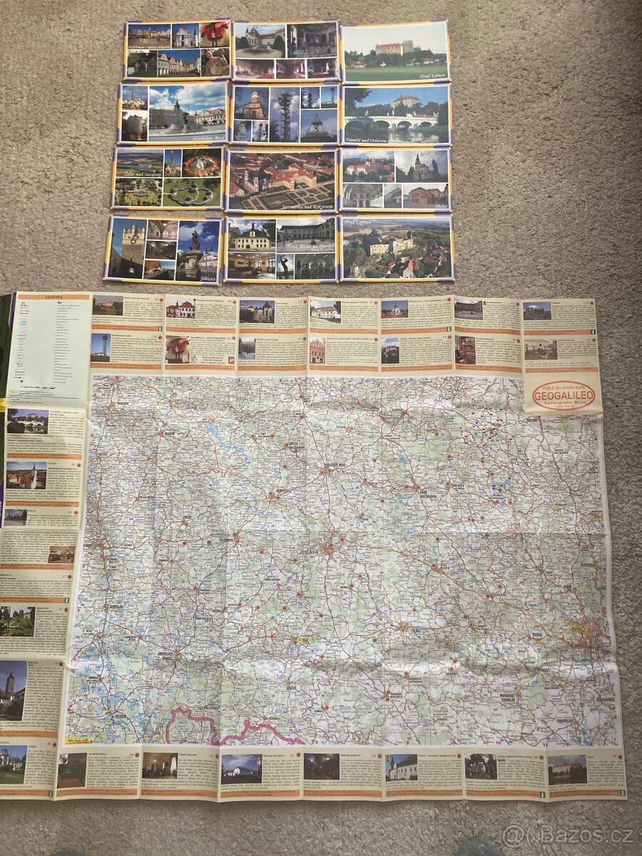 Pohlednice a mapa Vysočiny - 3