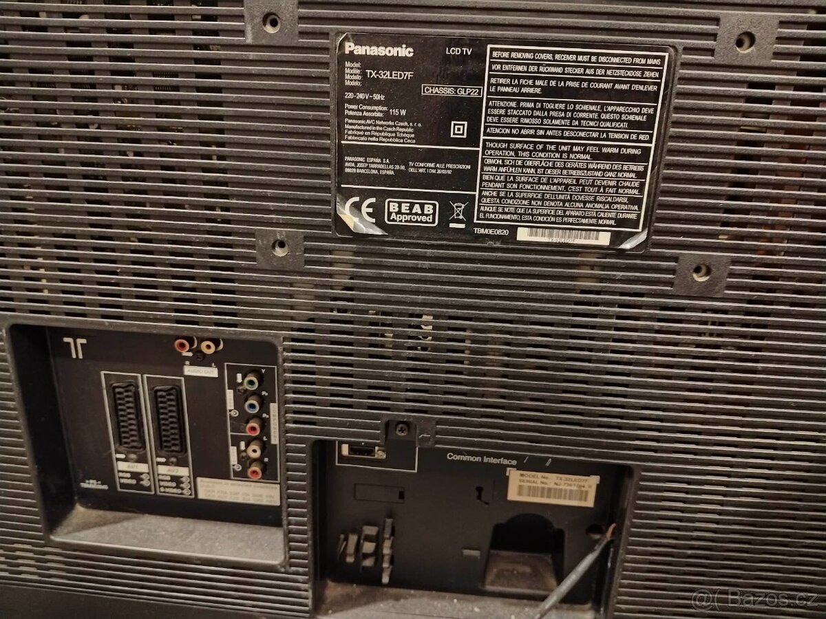 Starší televize úhlopříčka 80 - 3