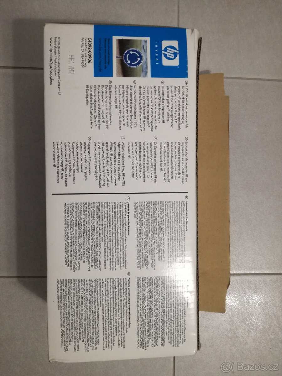 Originální toner HP C4092A - 3