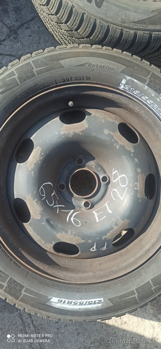 4x plechové disky Peugeot 16" Cena dohodou levně - 3