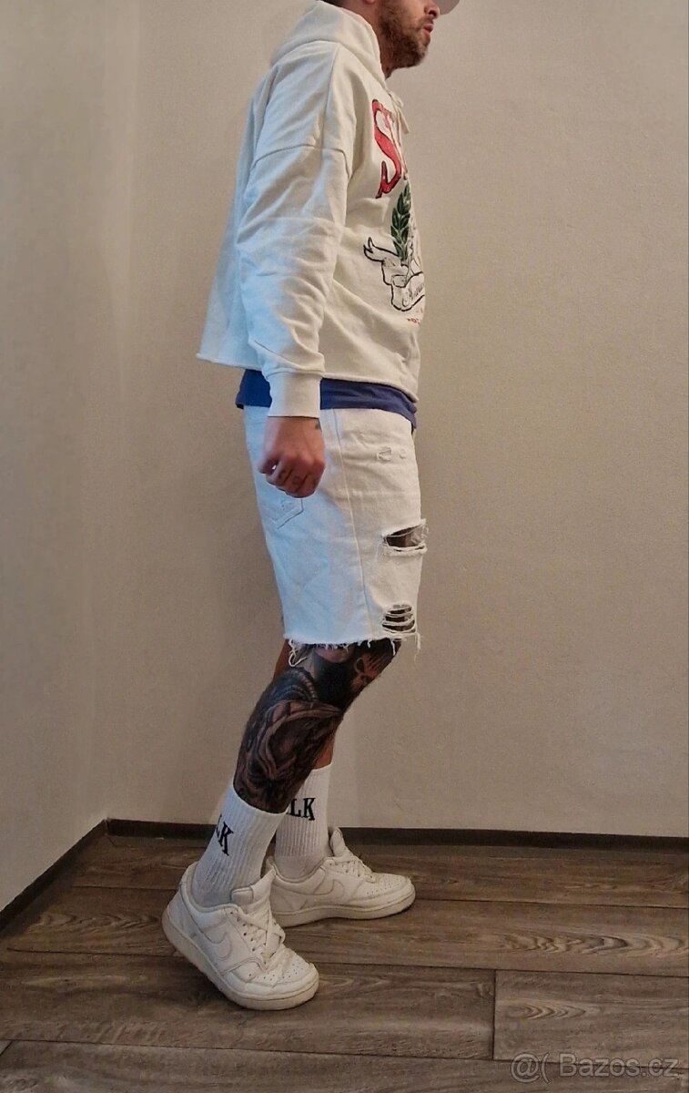 Krémová mikina Siksilk - 3
