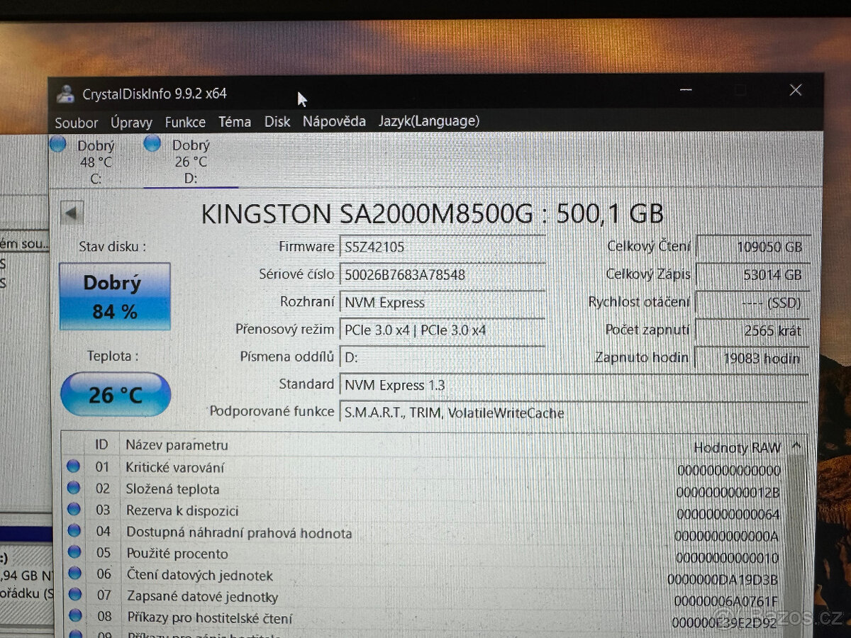 SSD Kingston A2000 500GB NVMe - 3