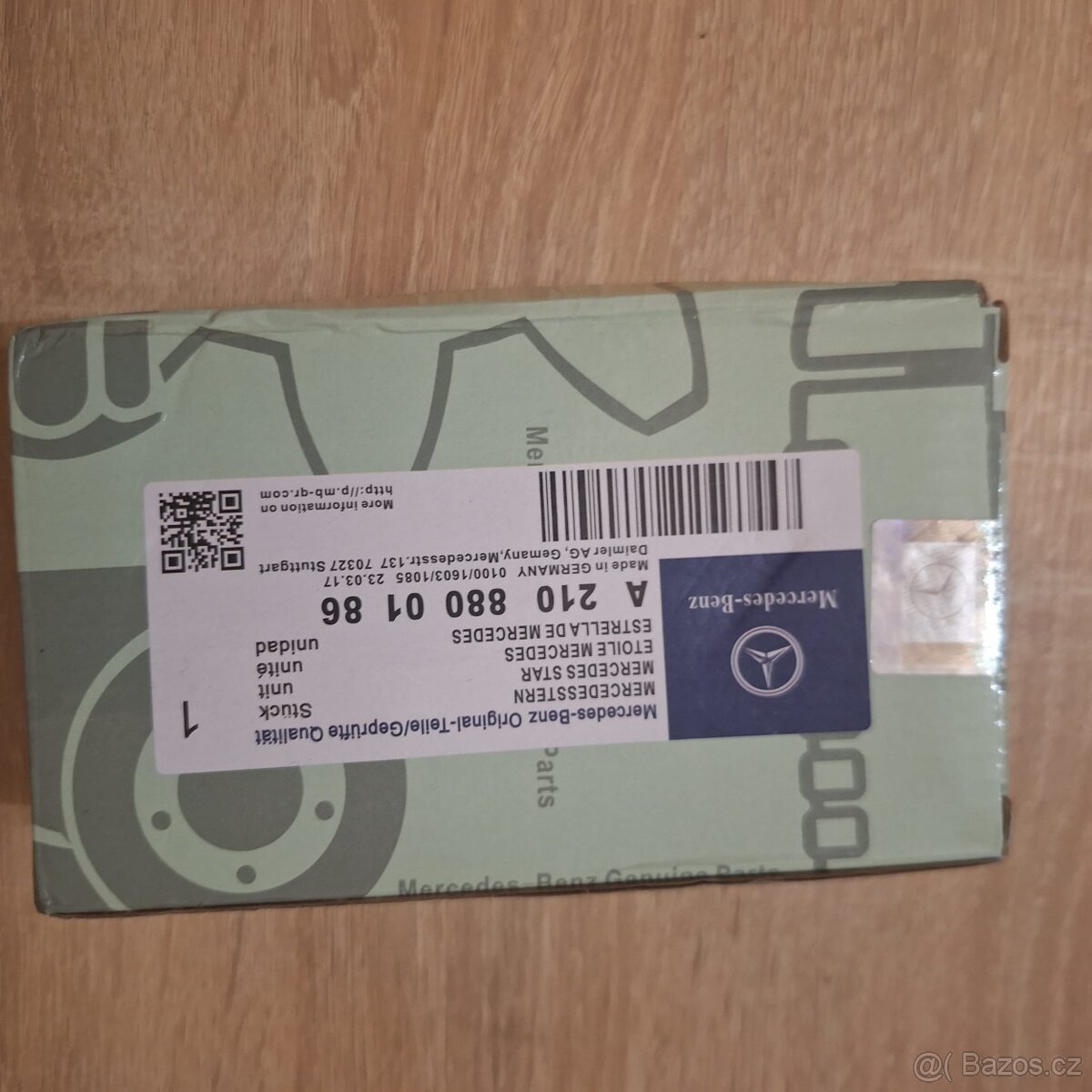 Mercedes emblém Hvězda na masku A2108800186 - 3