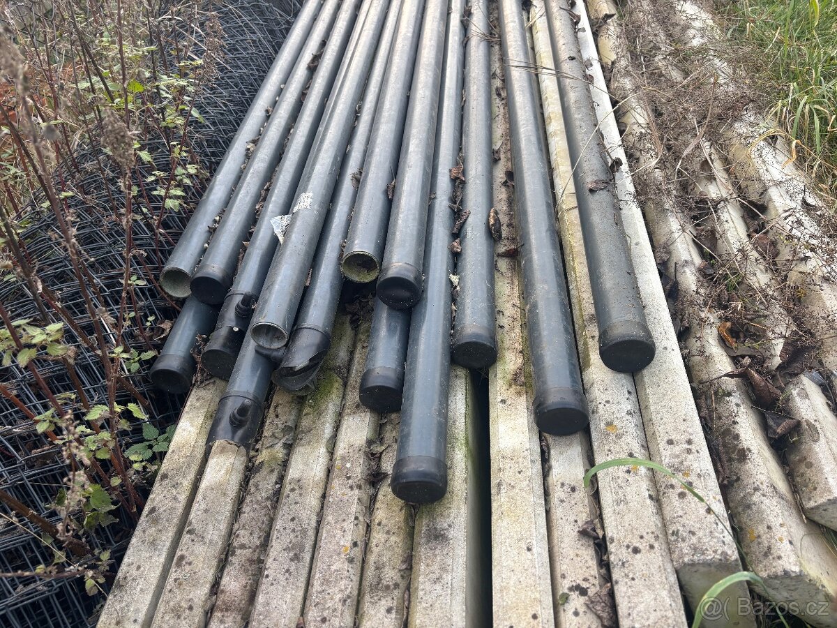 Antracitové pletivo kompletní plot 40bm 1,8m/ pod. desky - 3